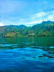 On The Boatride to Lago Atitlán